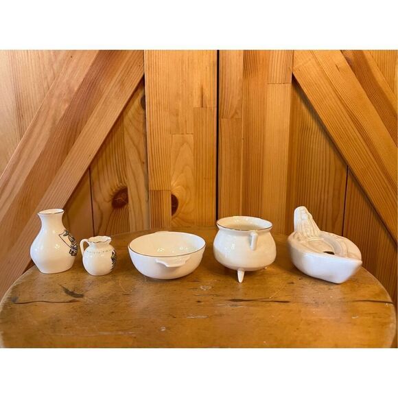 Vintage W.H. Goss Crested China lot of 5 - Picture 4 of 12